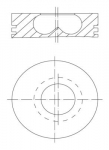 Kolvid MAHLE 081 PI 00123 002