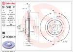 Piduriketas BREMBO 09.D892.11