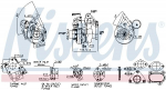 Kompressor,&uuml;lelaadimine NISSENS 93754