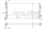 Radiaator,mootorijahutus TYC 737-0064-R