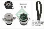 Veepump + hammasrihmakomplekt INA 530 0166 30