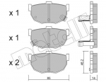 Piduriklotsi komplekt,ketaspidur METELLI 22-0362-0