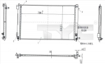 Radiaator,mootorijahutus TYC 770-0003