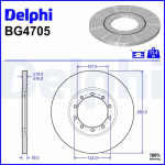 Piduriketas DELPHI BG4075