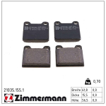 Piduriklotsi komplekt,ketaspidur ZIMMERMANN 21035.155.1