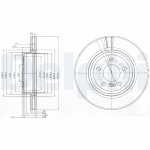 Piduriketas DELPHI BG3938