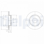 Piduriketas DELPHI BG3673