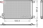 Kondensaator,kliimaseade DENSO DCN02048