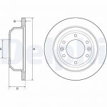 Piduriketas DELPHI BG4692C