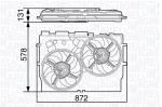 Ventilaator,mootorijahutus MAGNETI MARELLI 069422583010