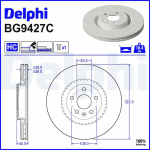 Piduriketas DELPHI BG9427C