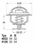 Termostaat,Jahutusvedelik WAHLER 4126.88