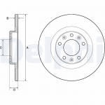 Piduriketas DELPHI BG4662C