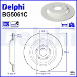 Piduriketas DELPHI BG5061C