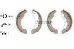 Piduriklotside komplekt TEXTAR 91077200