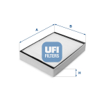Filter,salongi&otilde;hk UFI 53.077.00