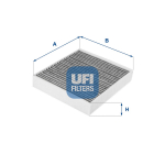 Filtras, salono oras UFI 54.244.00