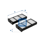 Filter,salongi&otilde;hk UFI 53.274.00