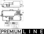 Regulaator, salongipuhur MAHLE ABR 68 000P