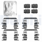 Lisakomplekt, ketaspiduriklotsid DELPHI LX0823