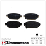 Piduriklotsi komplekt,ketaspidur ZIMMERMANN 22623.155.1