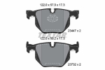 Piduriklotsi komplekt,ketaspidur TEXTAR 2344704