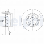 Piduriketas DELPHI BG2288