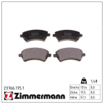 Piduriklotsi komplekt,ketaspidur ZIMMERMANN 23766.175.1