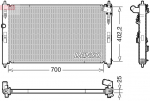 Radiaator,mootorijahutus DENSO DRM45053