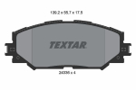 Piduriklotsi komplekt,ketaspidur TEXTAR 2433601