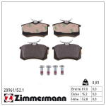 Piduriklotsi komplekt,ketaspidur ZIMMERMANN 20961.152.1