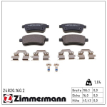 Piduriklotsi komplekt,ketaspidur ZIMMERMANN 24820.160.2