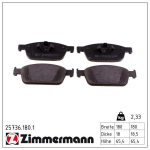 Piduriklotsi komplekt,ketaspidur ZIMMERMANN 25736.180.1