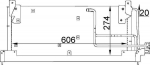 Kondensaator,kliimaseade MAHLE AC 223 000S