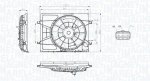 Ventilaator,mootorijahutus MAGNETI MARELLI 069422796010