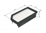 &Otilde;hufilter BOSCH F 026 400 137