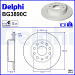 Piduriketas DELPHI BG3890C