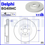 Piduriketas DELPHI BG4094C