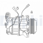 Kompressor,kliimaseade DELPHI CS20482