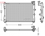 Radiaator,mootorijahutus DENSO DRM45005
