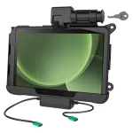 RAM Mounts v&otilde;tmelukuga USB-C toitega dokk + USB-C andmed Samsung Tab Active5 Pro ja 4 Pro jaoks (RAM-HOL-SAM57CPKL-CU)