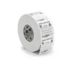 Etiketid, Zebra, Synthetic, Z-Ultimate 3000T valge, W: 80 mm, H: 100 mm, D: 200 mm, C: 76 mm (3014089-T)