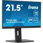 iiyama ProLite XUB2293HSU-B7 22" monitor, FHD, USB-jaotur, reguleeritav k&otilde;rgus (XUB2293HSU-B7)