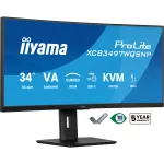 iiyama ProLite XCB3497WQSNP-B1 34" kumer monitor, UWQHD, USB-C dokk 95 W, KVM (XCB3497WQSNP-B1)