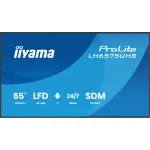 iiyama ProLite LH6575UHS-B2AG 65" 4K digital signage ekraan, 24/7, Android 11, SDM-pesa (LH6575UHS-B2AG)