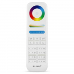 Juhtpult RGB +CCT seadmetele, 8 tsooni, 9 programmi, 12-24V Valge