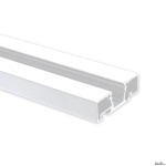 Kardinaprofiil 1-ne, 2m, valge RAL9010, LED ribale kuni 10 mm