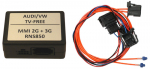 Audi MMI2G/3G/4G, VW RNS850 LWL, TV-Free