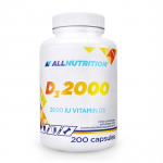 Allnutrition &ndash; Vitamiin D3 2000 IE &ndash; 200 kapslit