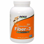 NOW Foods &ndash; Fiber-3 Organic &ndash; 454 g